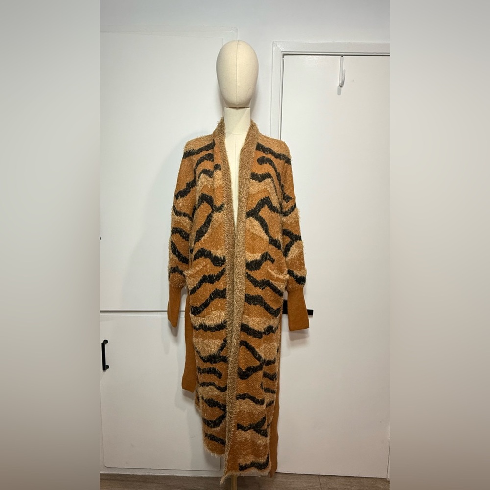 AFRM tiger knit rope jacket